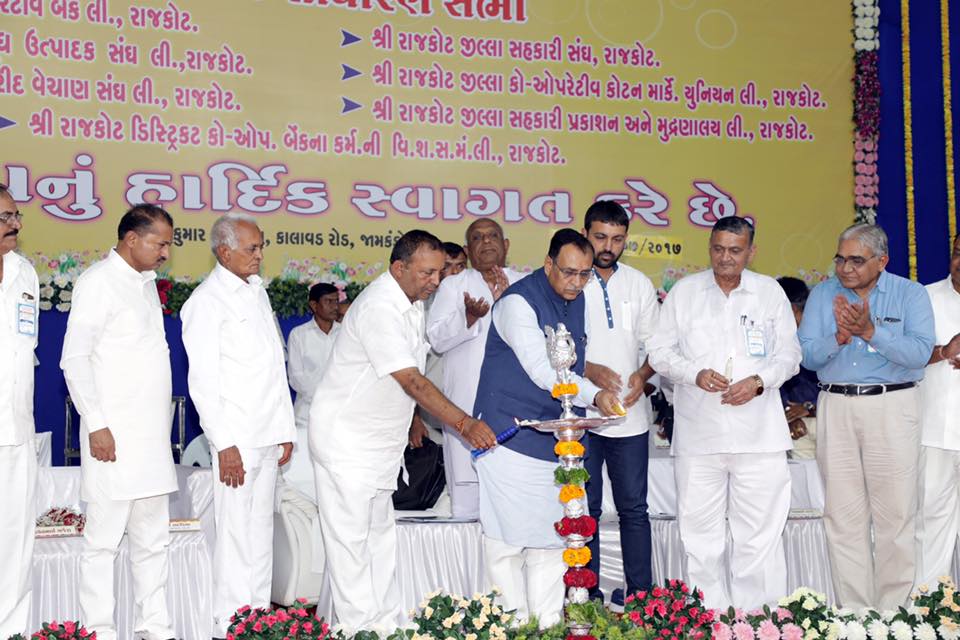 vijay rupani said all farmers get insurance money before janmastami