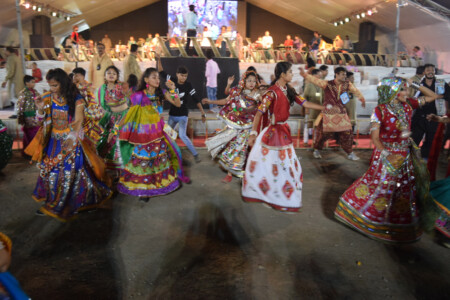 Millions of people watched the Jainam Navaratri Mahotsav in the city of 'Abtak'