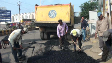 Start the road-road repairs