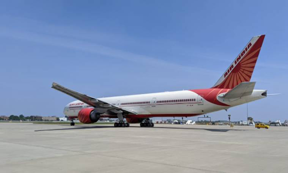 air india flight bangalore 1