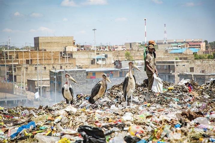 mountain of plastic