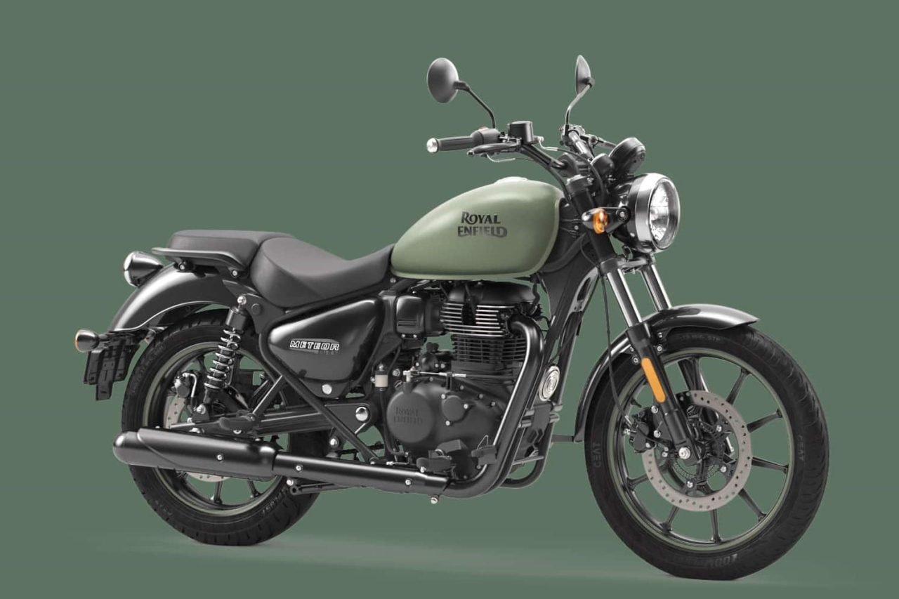 2023 royal enfield meteor 350 fireball matt green