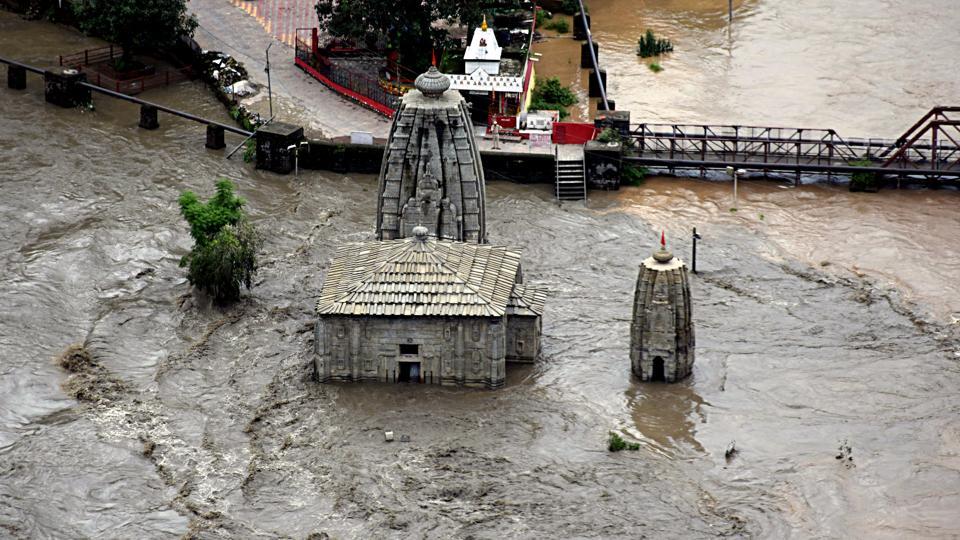 ancient panchwaqtra mahadev temple submerged river flooded a0002cda c28c 11e9 8b78 a387d3830b78