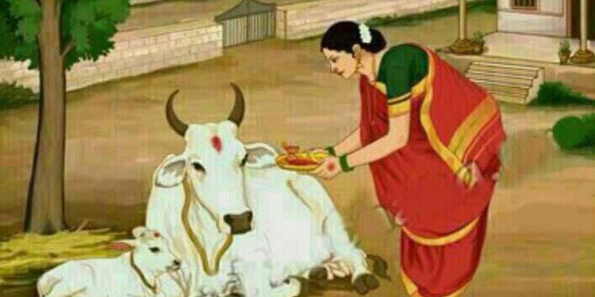 cow workship gau pooja