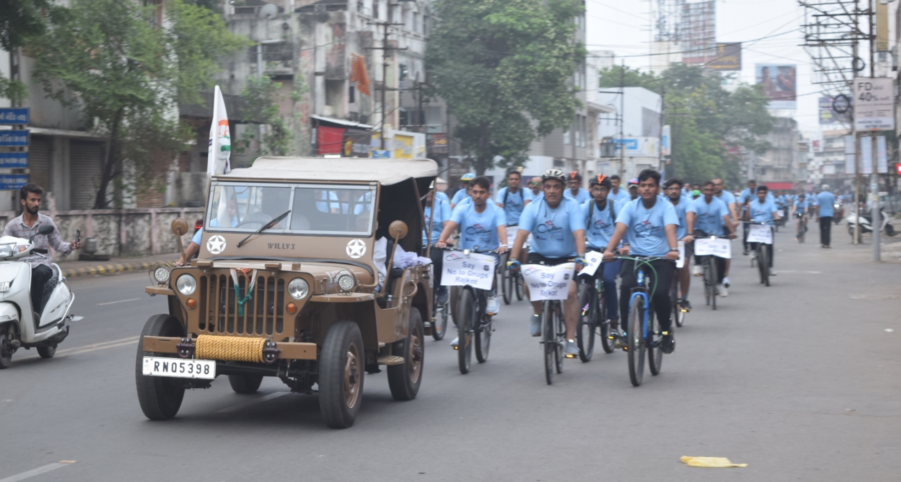 Cyclothon held in the name of anti-drugs campaign