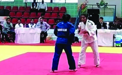 Waja Ritu, a student of Saurashtra University, secured the fourth rank in Judo in Khelo India