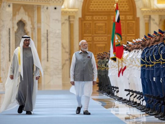 PM Modi at UAE