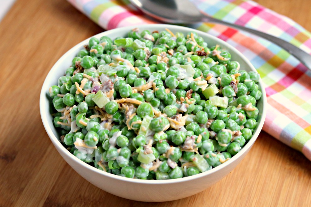 creamy pea salad