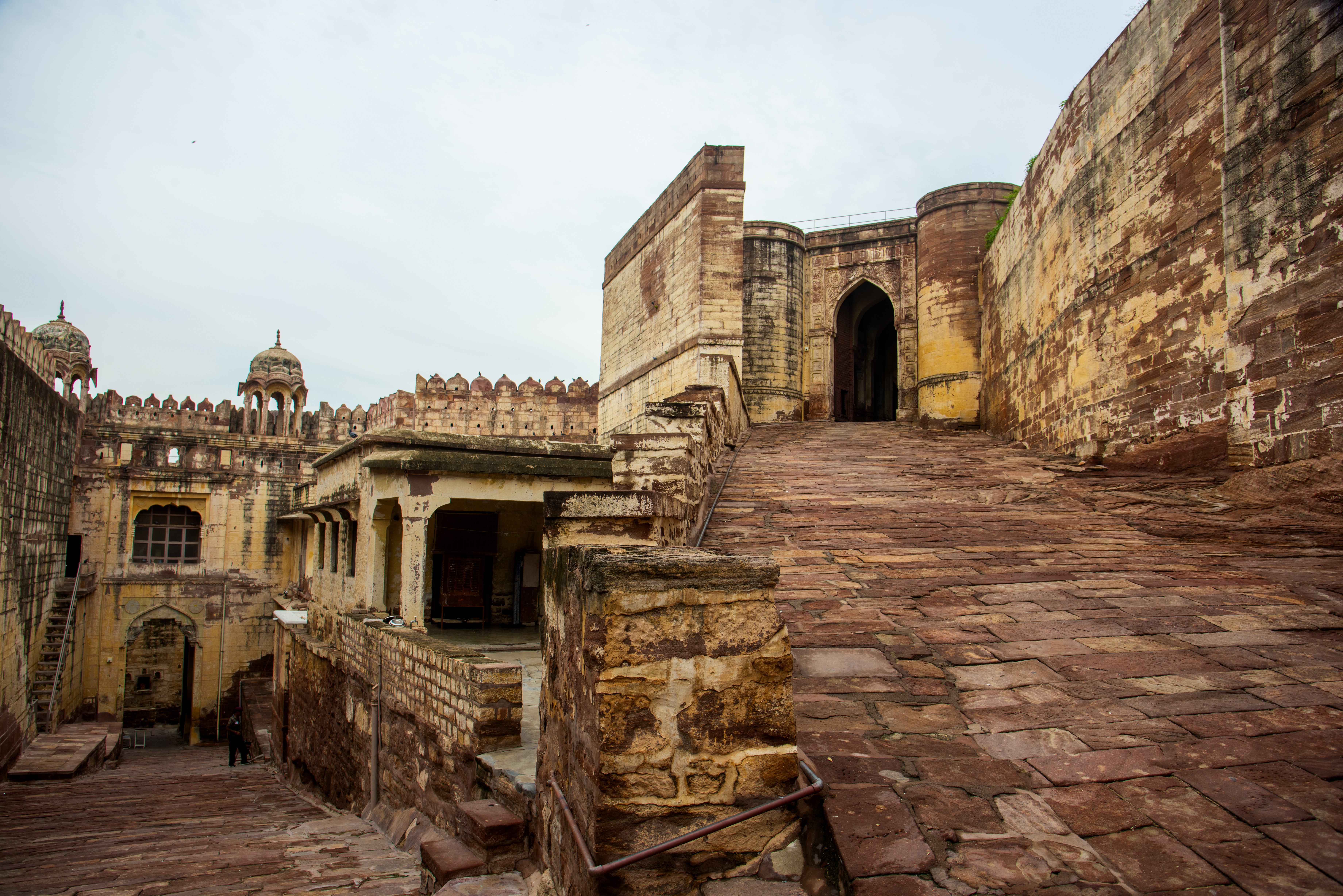 exterior view of the 15th century mehrangarh fortr 2023 11 27 05 19 44 utc