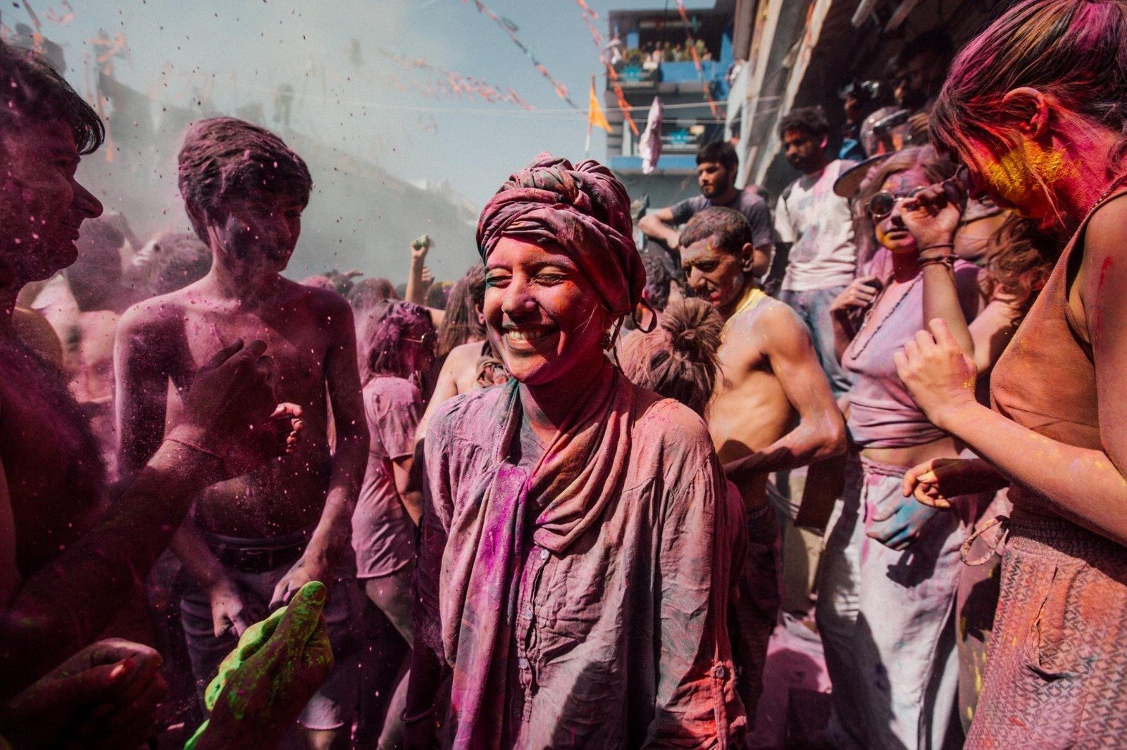 Pushkar's 'cloth tearing' Holi is famous all over the world, definitely experience it once in your life.