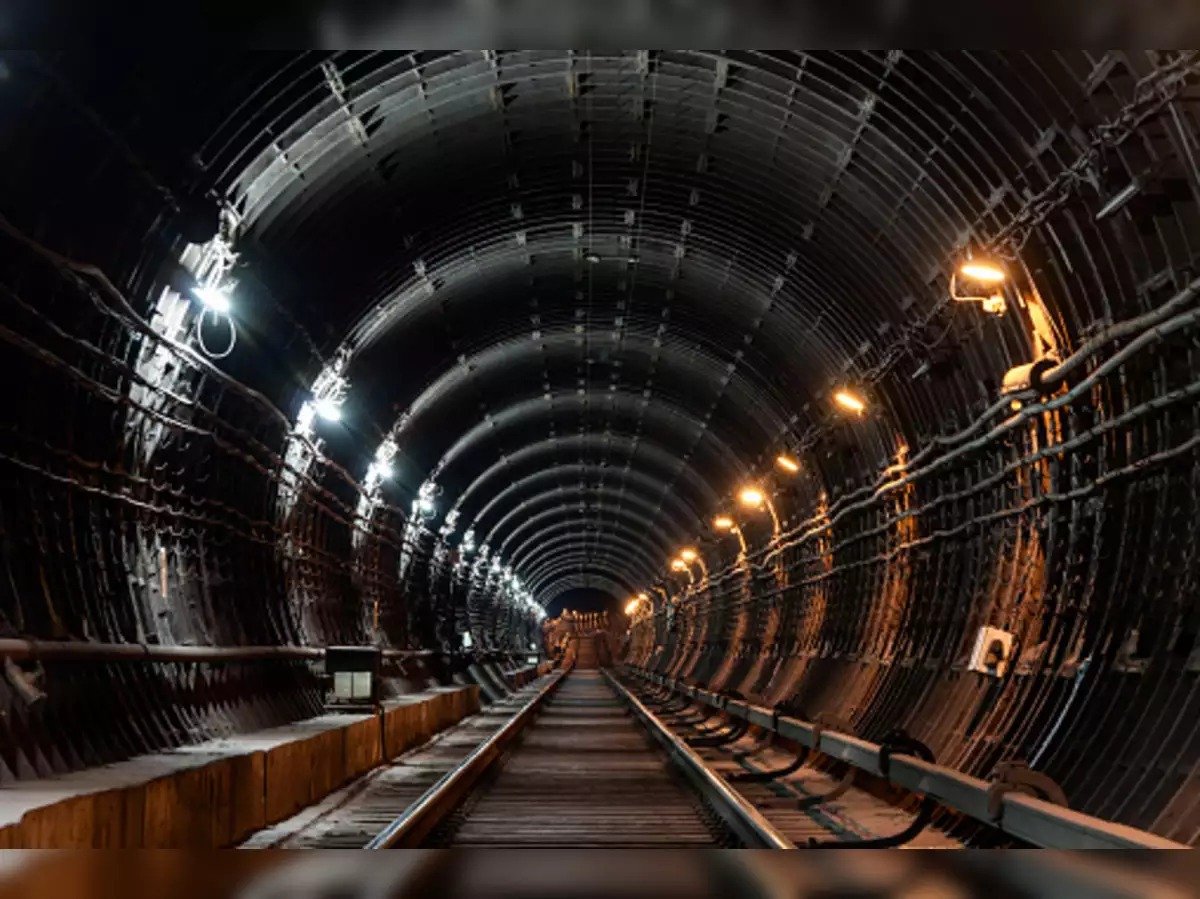 What is the country's first underwater metro made of?