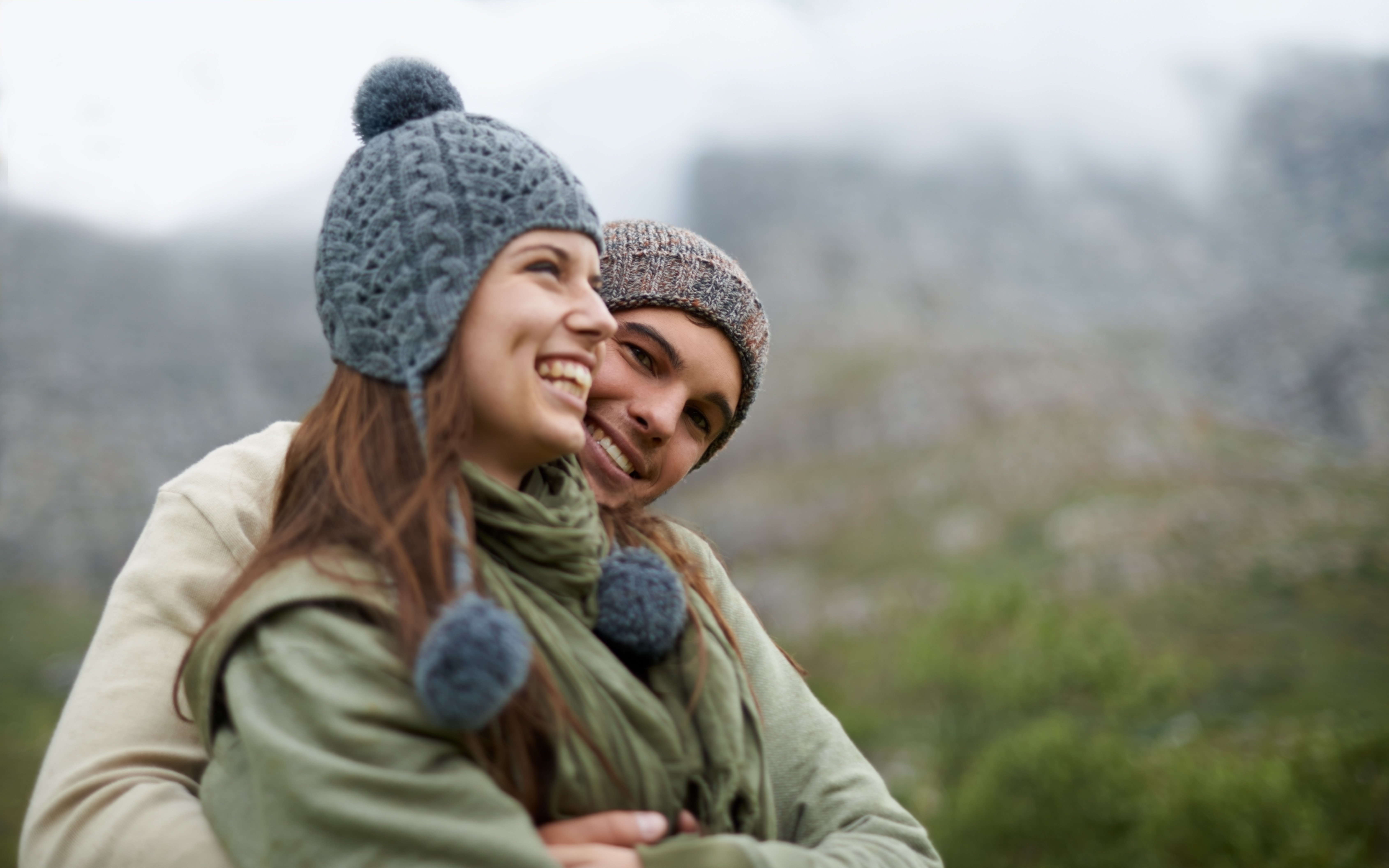 a happy young couple enjoying the sights while hik 2023 11 27 04 56 36 utc