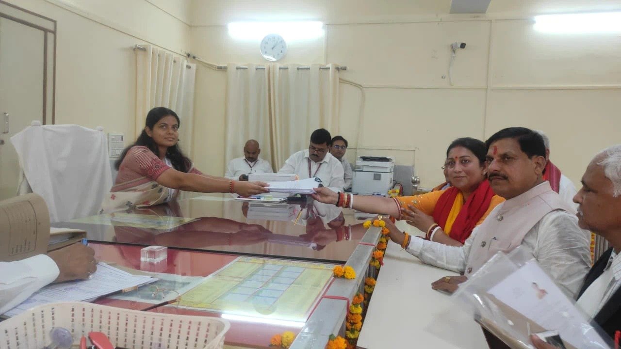 Smriti Irani filed her candidature as a BJP candidate from Amethi