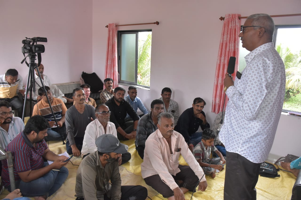 Gir Somnath: Cluster Base Natural Agriculture Seminar held at Hasnavdar