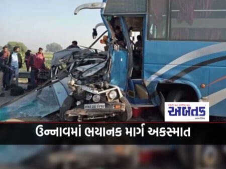 Horrific road accident in Unnao, double decker bus collides with container, 18 killed