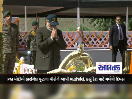 PM Modi paid tribute to the heroes of Kargil war