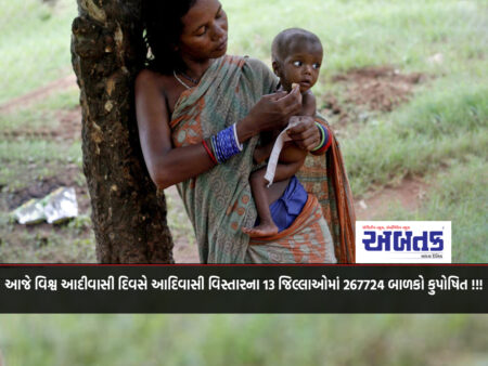 Today on World Tribal Day 267724 children are malnourished in 13 districts of tribal areas!!!