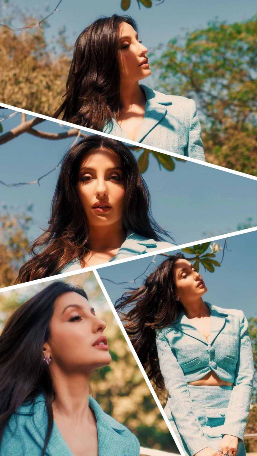 Nora Fatehi enjoying the natural environment