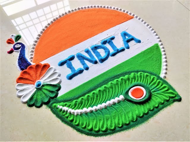 Independence Day 2024: Give patriotic colors with Rangoli at home and office