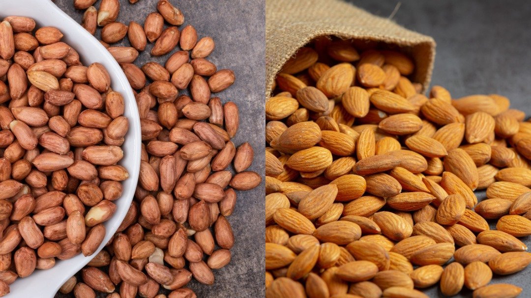 Are peanuts as healthy as almonds?