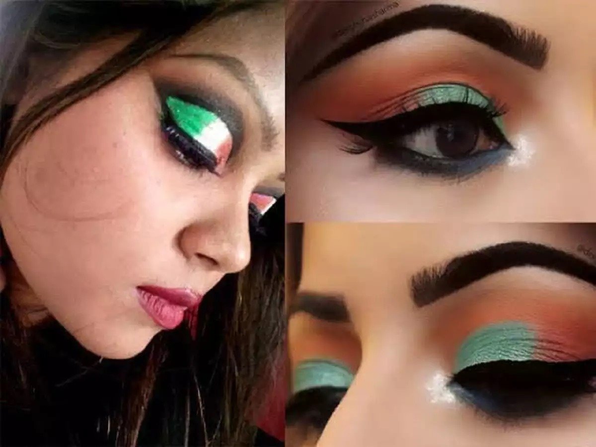 Apply these makeup tips to paint in patriotic colors on Independence Day