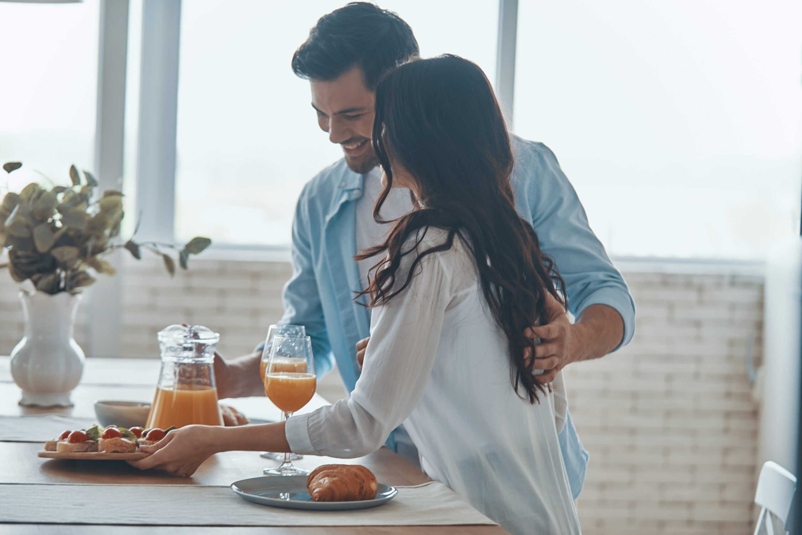 From the first sip of tea to saying goodbye, morning habits strengthen your relationship