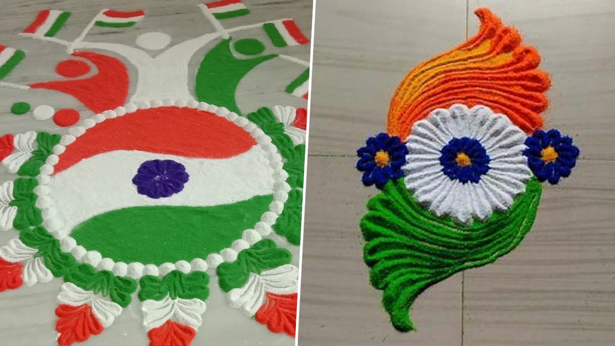 Independence Day 2024: Give patriotic colors with Rangoli at home and office