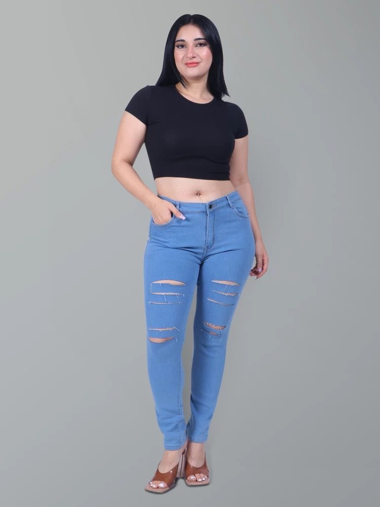 Buy jeans according to your body shape, then your look will look glamorous