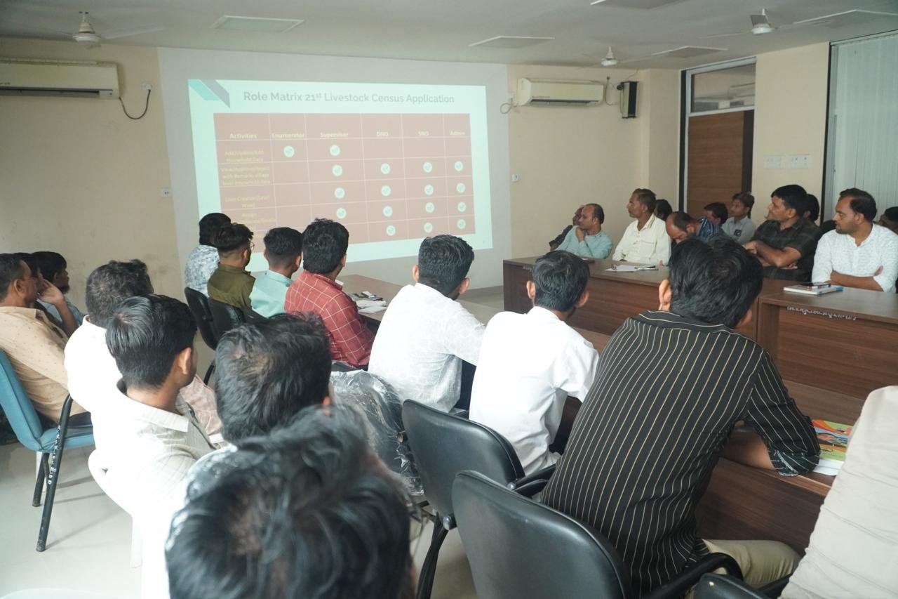 A workshop for livestock census was held in Mahisagar under the chairmanship of District Development Officer