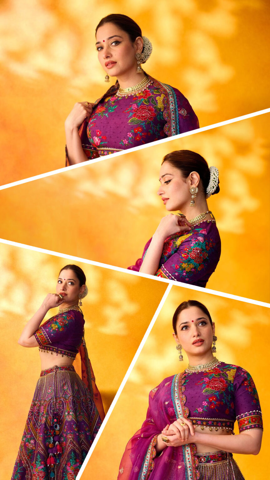 Tamannaah Bhatia traditional look in Ganesh Chaturthi celebration