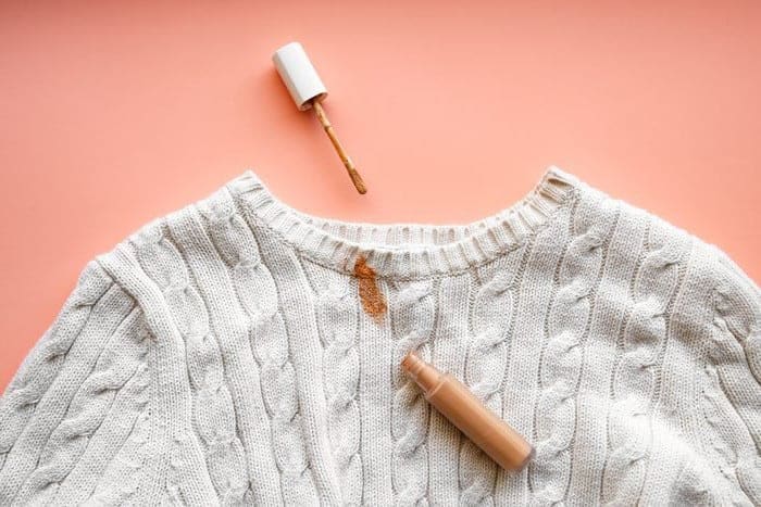 These simple tips will remove foundation or makeup stains on clothes