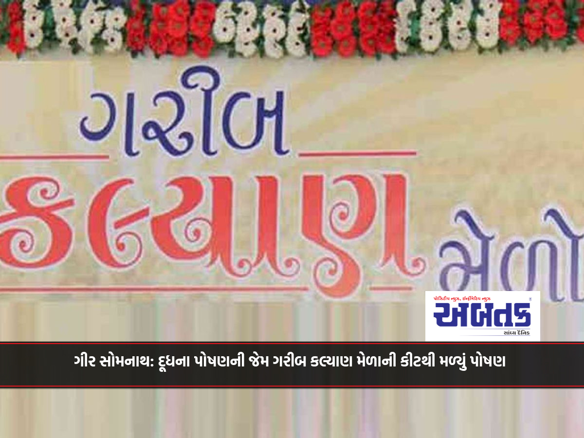 Gir Somnath: Nutrition received from Garib Kalyan Mela kit like milk nutrition