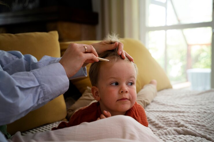 Instead of shampoo-conditioner, take care of baby's hair like this