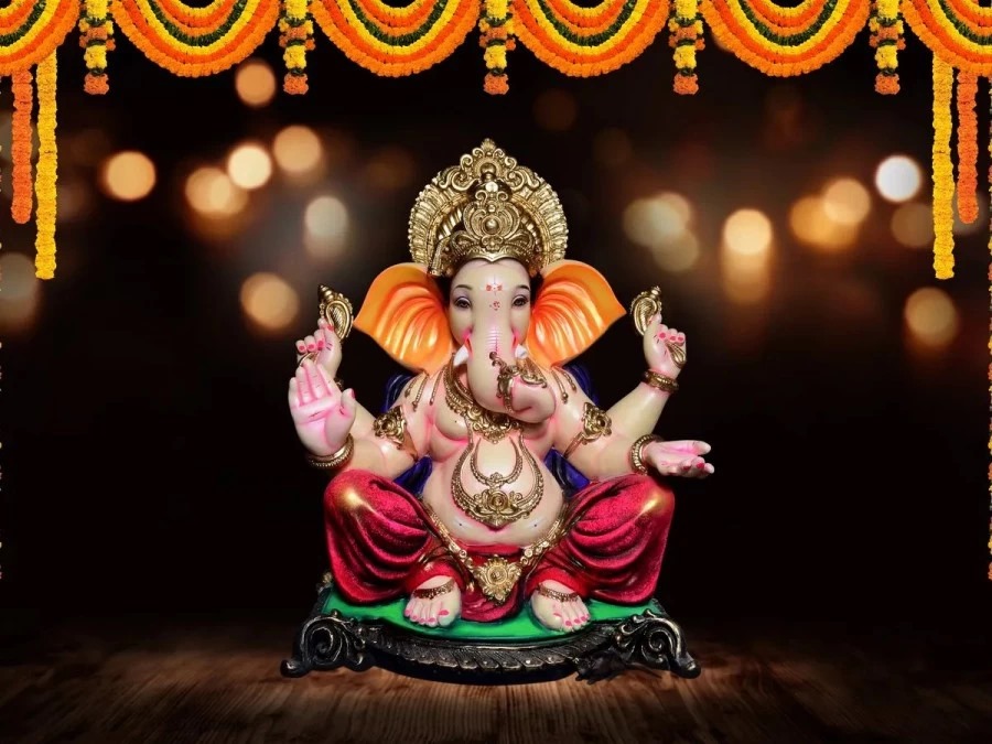 If you are decorating a temple for Lord Ganesha, be sure to use his favorite items