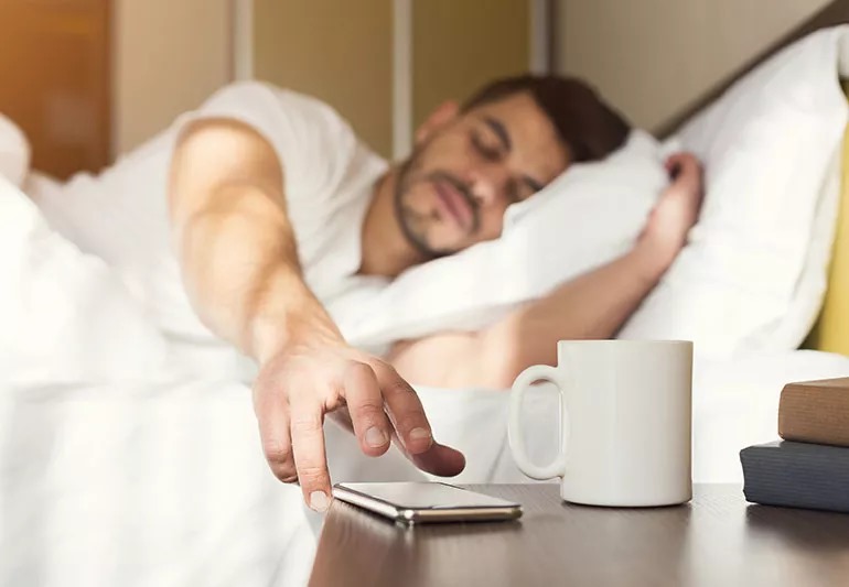 Why mobile should not be placed under the pillow while sleeping at night?