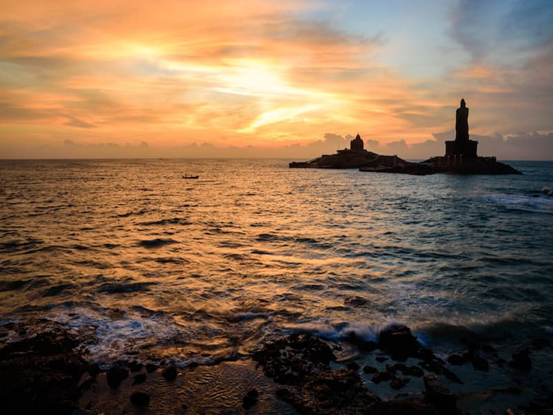 01 Kanyakumari sunset