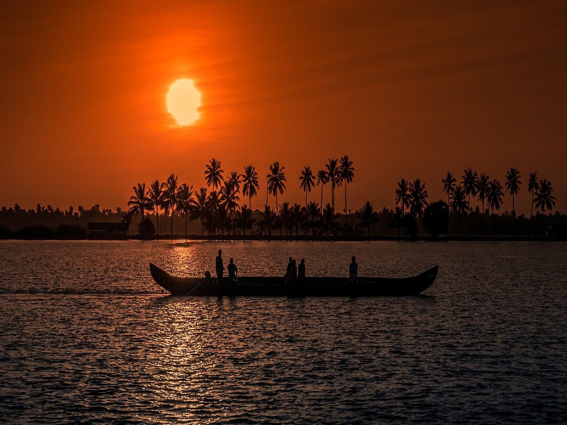 07 Alleppey sunset