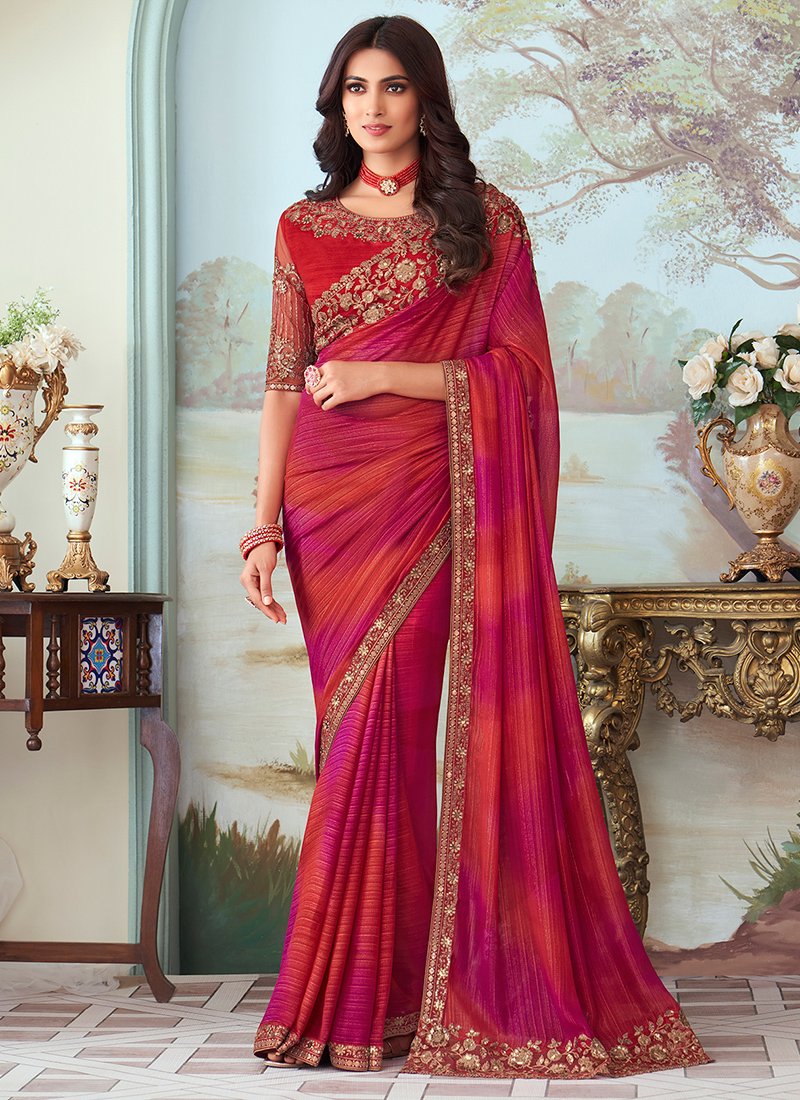 Wear this saree on Diwali and get a classic look