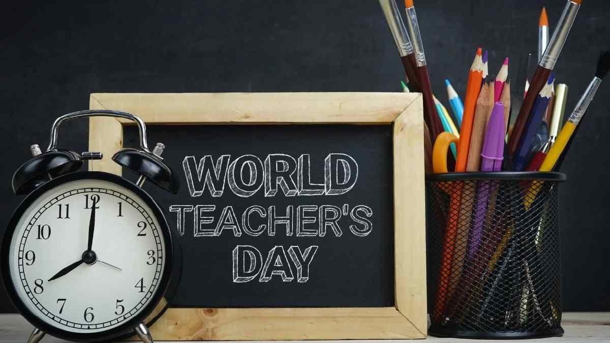 World Teachers Day: This year's theme is “Valuing Teachers' Voices: Towards a New Social Contract for Education”.