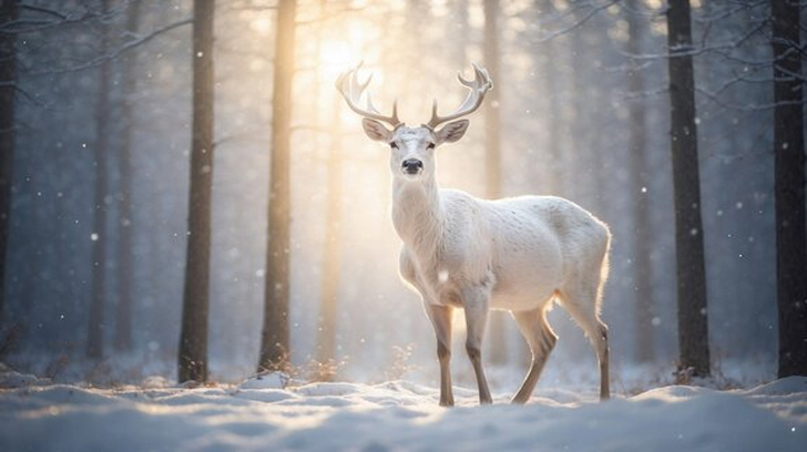 09 White deer