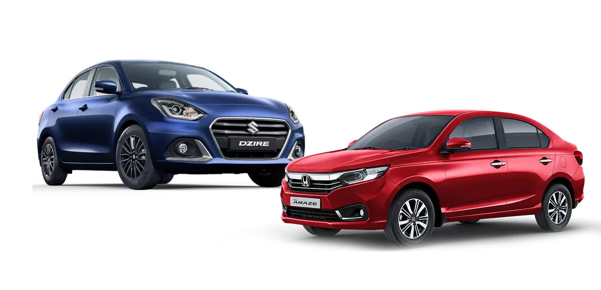 ન્યુ Honda Amaze vs Maruti Suzuki Dzire કોન છે, એન્જિન, ફીચર્સ અને સેફ્ટી માં બેસ્ટ...?