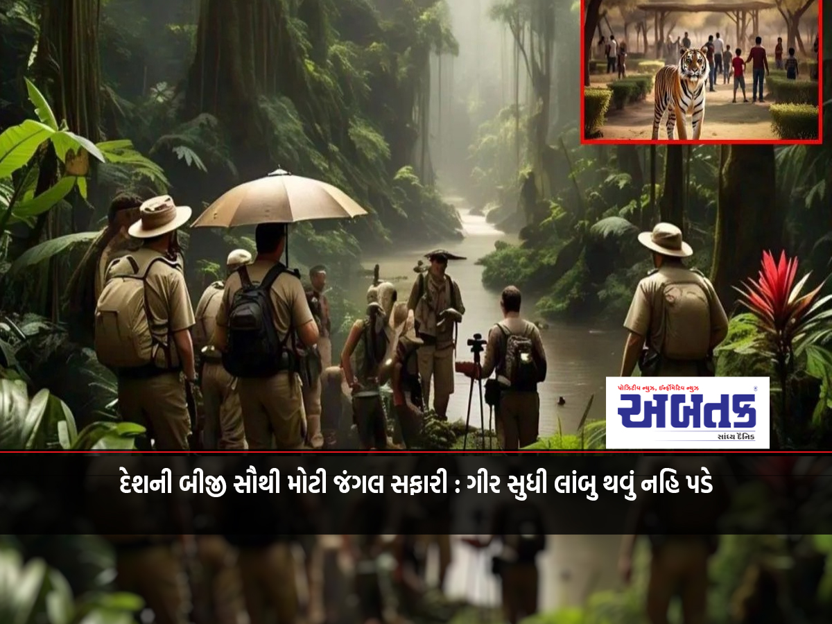 Gujarat: Jungle safari will start soon in this city, park will be built on 1200 acres of land