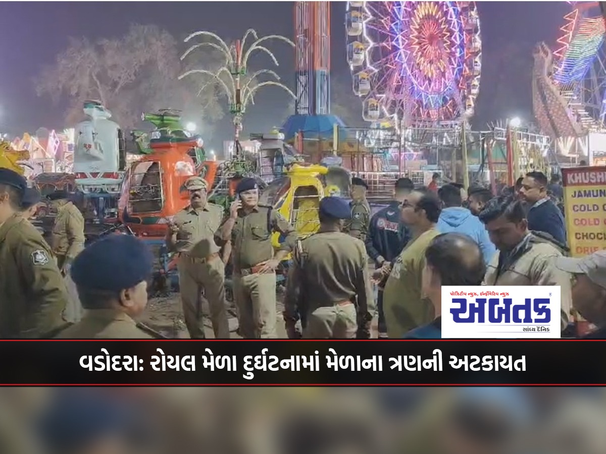 Vadodara: Three fairgoers detained in Royal Mela tragedy