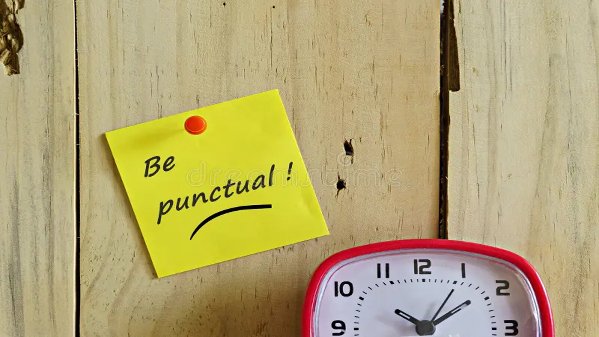 03 Learn to be punctual instead of being perfect